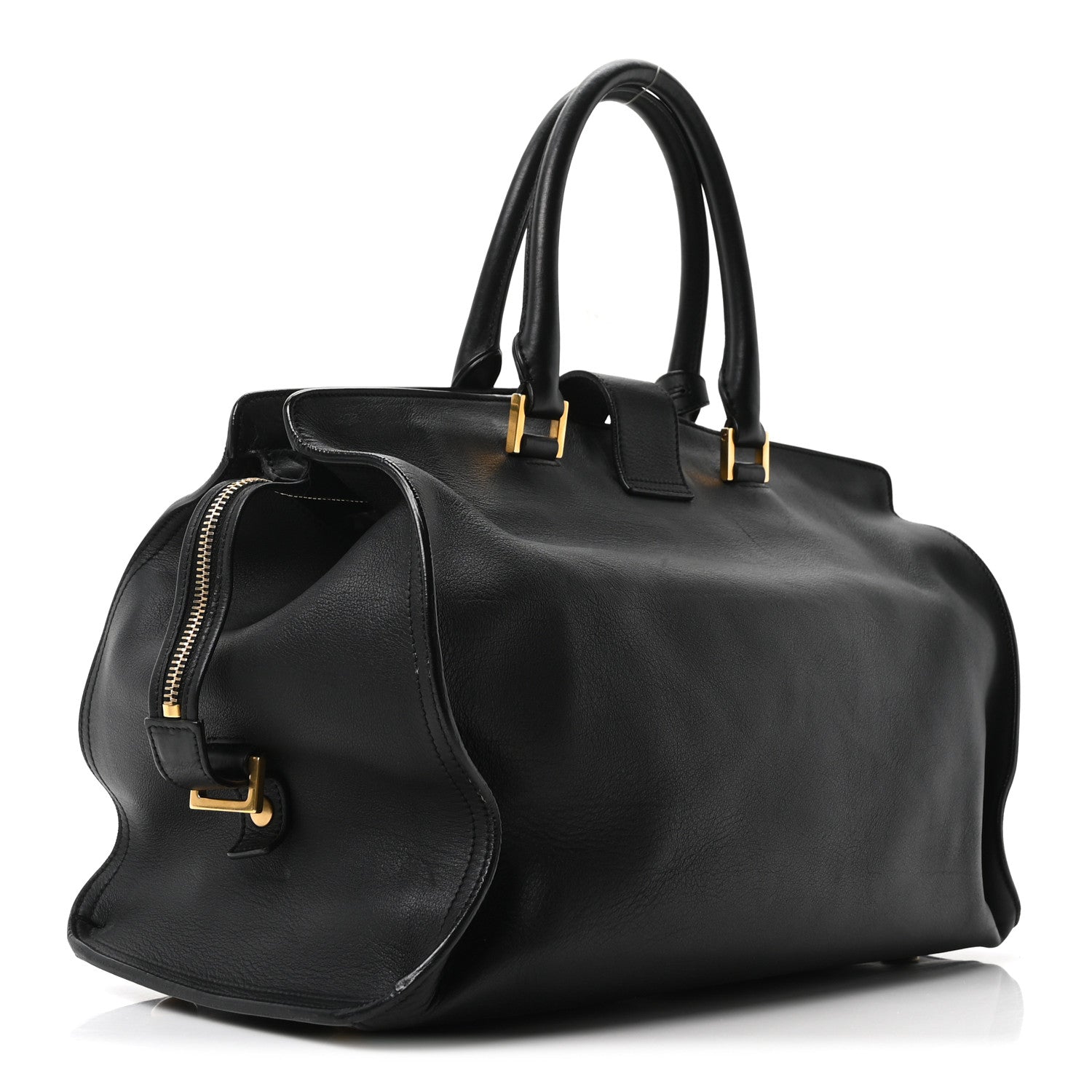 Saint Laurent Calfskin Medium Classic Y Cabas Black 2 of 9