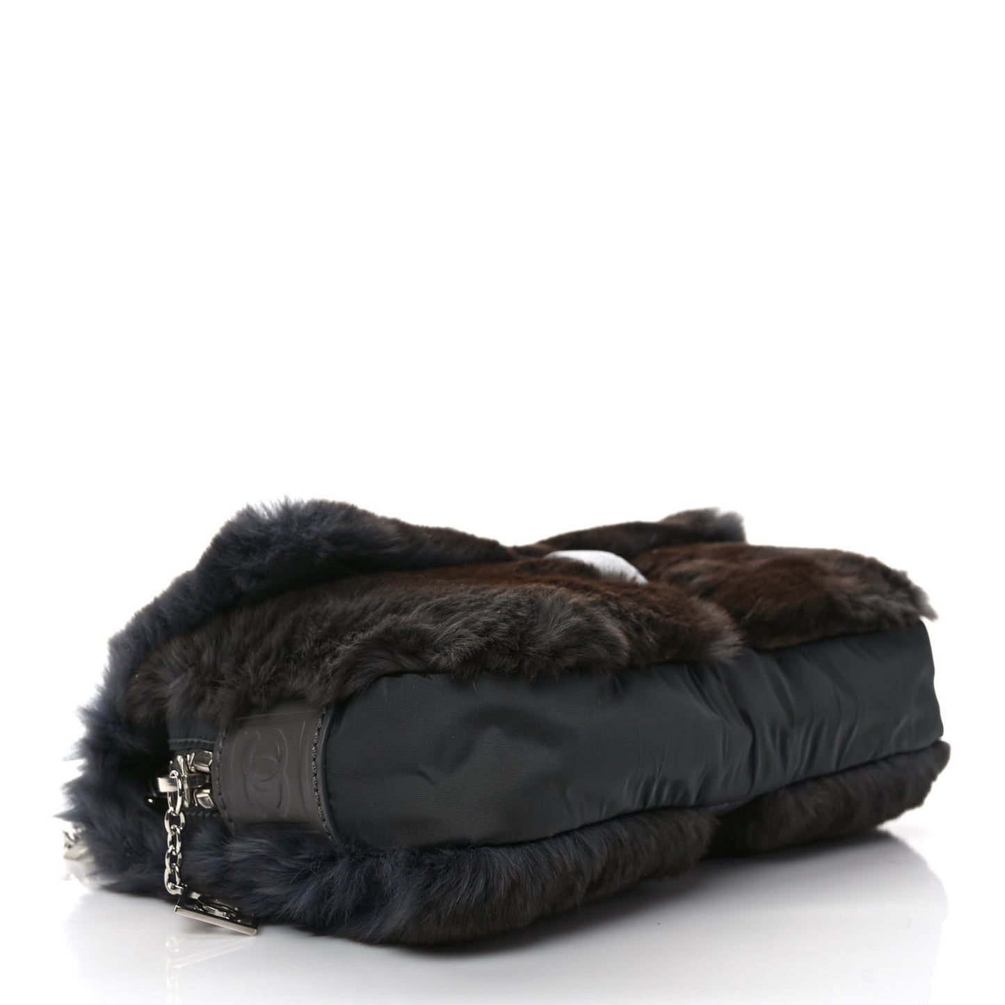 Rabbit Fur Sport Flap Dark Grey