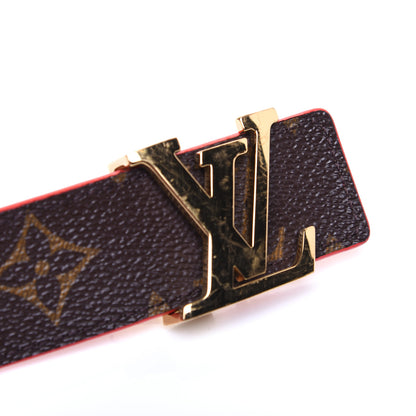 Louis Vuitton Monogram 30mm LV Initiales Reversible Belt 80 32 Coquelicot 9 of 11
