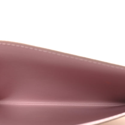 Louis Vuitton Calfskin Felicie Card Holder Insert Rose Ballerine 5 of 6