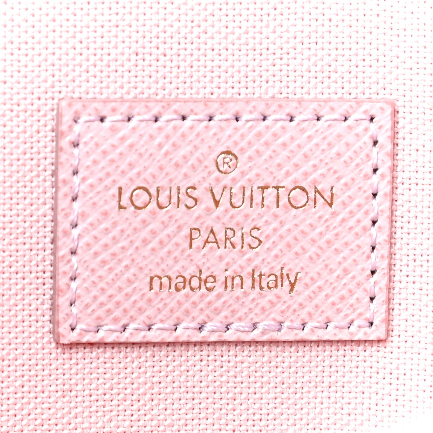 Damier Azur Pochette Felicie Chain Wallet Rose Ballerine