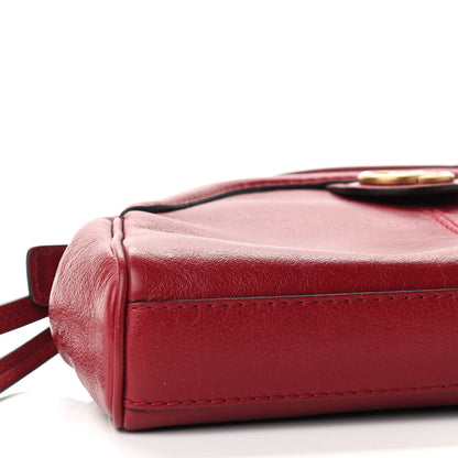 Gucci Piuma Lux Calfskin Small Re(Belle) Crossbody Bag Romantic Cerise 8 of 9