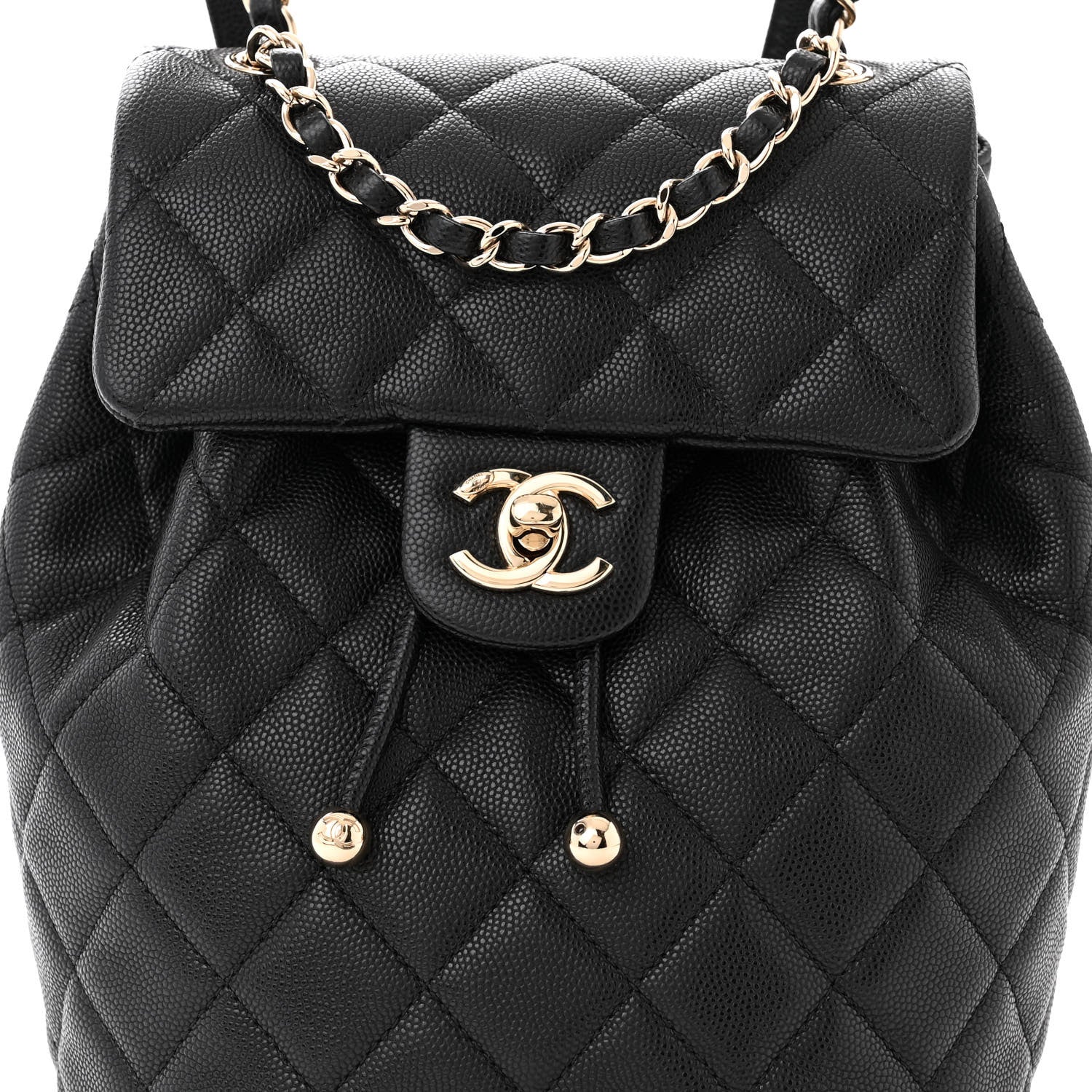Chanel Caviar Quilted Mini Urban Spirit Backpack Black 7 of 10