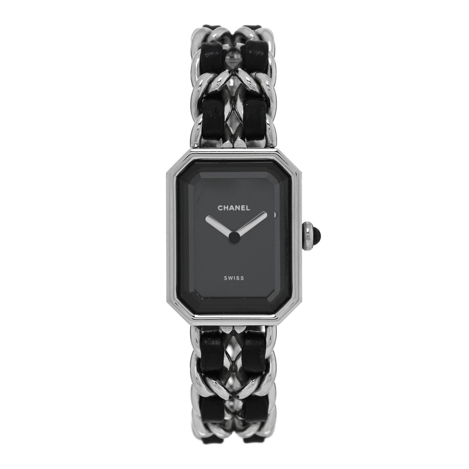 Chanel Stainless Steel Lambskin 20mm Chain Premiere Quartz Watch M 1 of 4