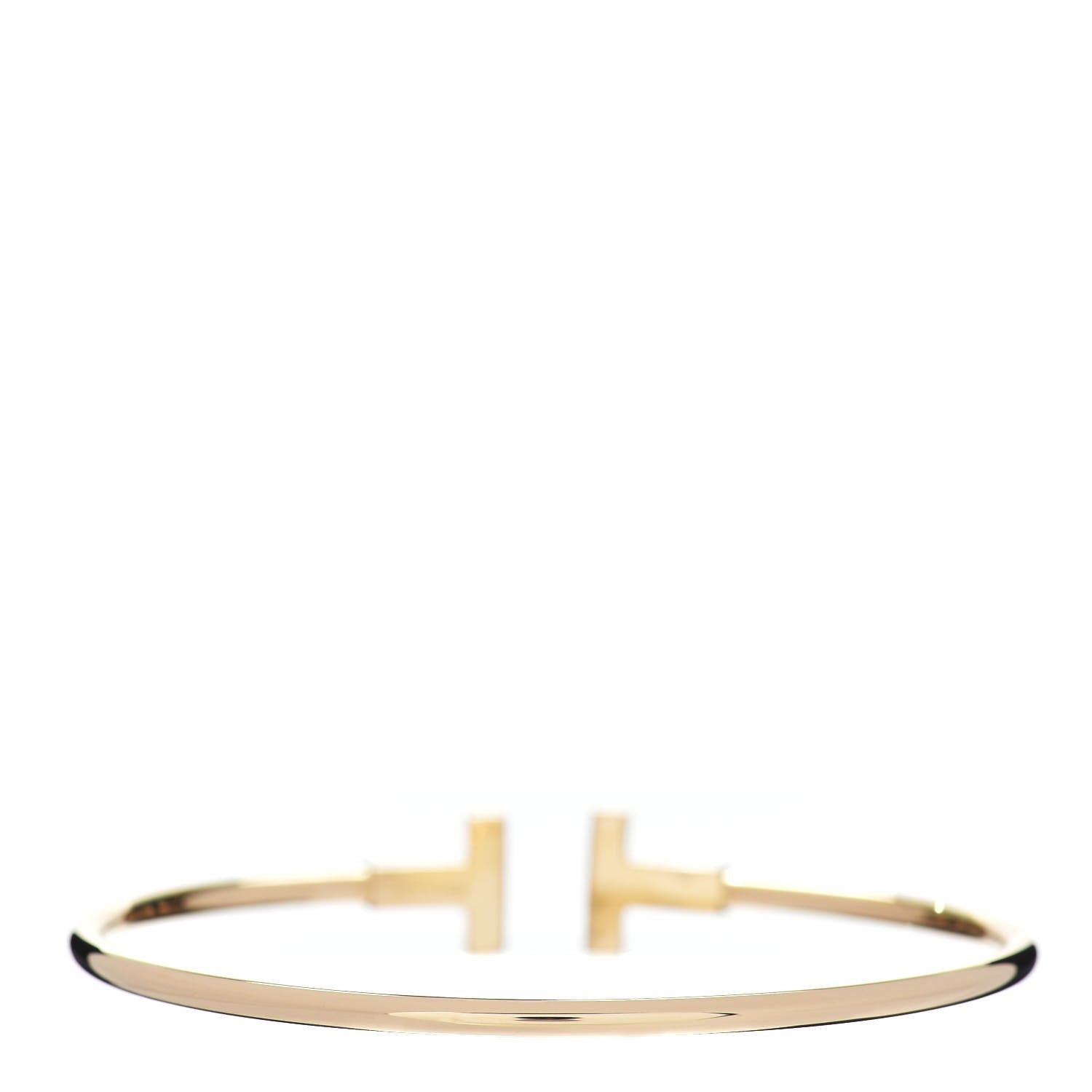 Tiffany 18K Yellow Gold T Wire Bracelet 4 of 4