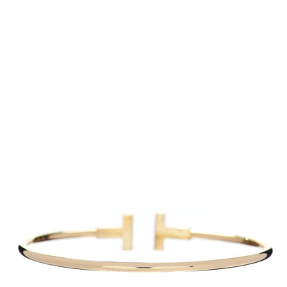 Tiffany 18K Yellow Gold T Wire Bracelet 4 of 4