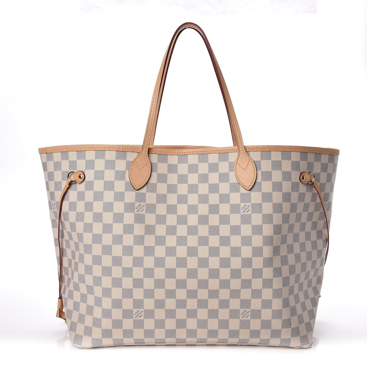 Louis Vuitton Damier Azur Neo Neverfull GM Rose Ballerine 3 of 11