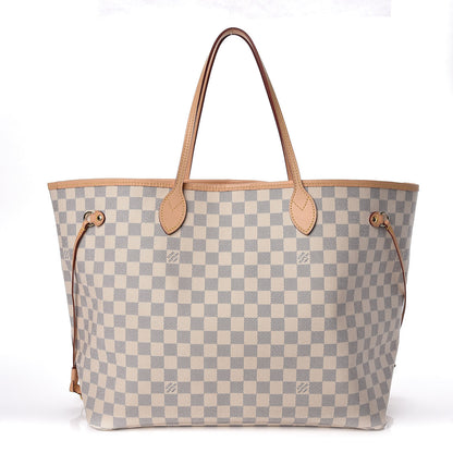 Louis Vuitton Damier Azur Neo Neverfull GM Rose Ballerine 3 of 11
