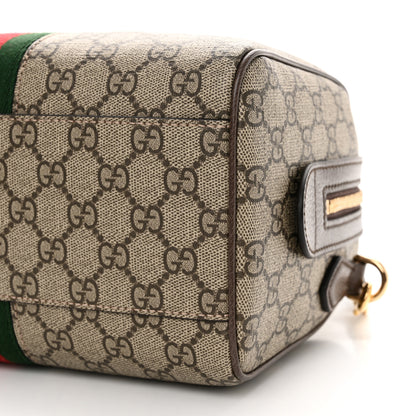 Gucci GG Supreme Monogram Web Small Ophidia Top Handle Bag Beige Ebony 10 of 10