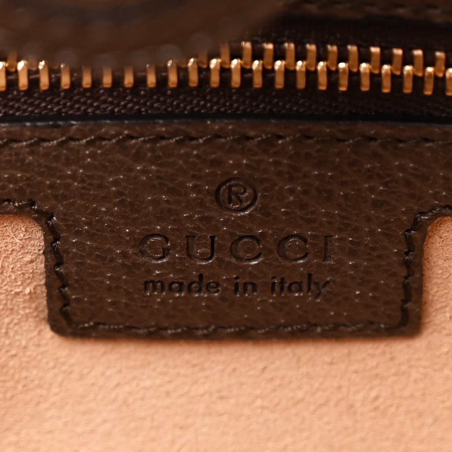 GG Supreme Monogram Medium Ophidia Shopping Tote Brown