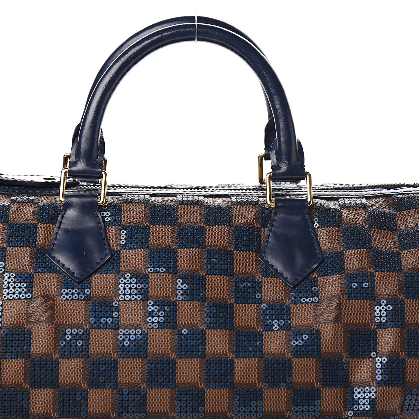 Damier Paillettes Speedy 30 Blue