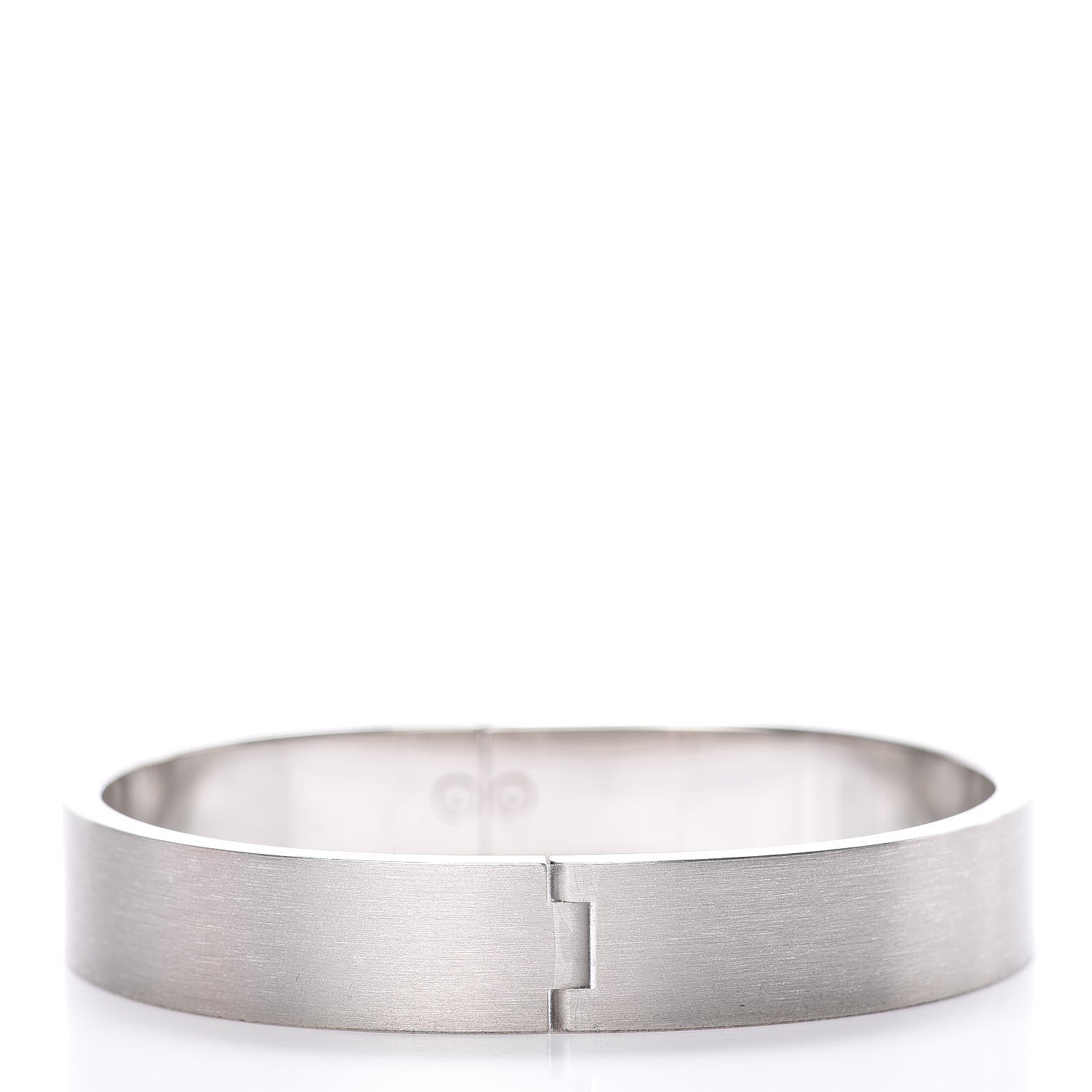 Hermes Brushed Paladium Jet Bracelet T5 3 of 6