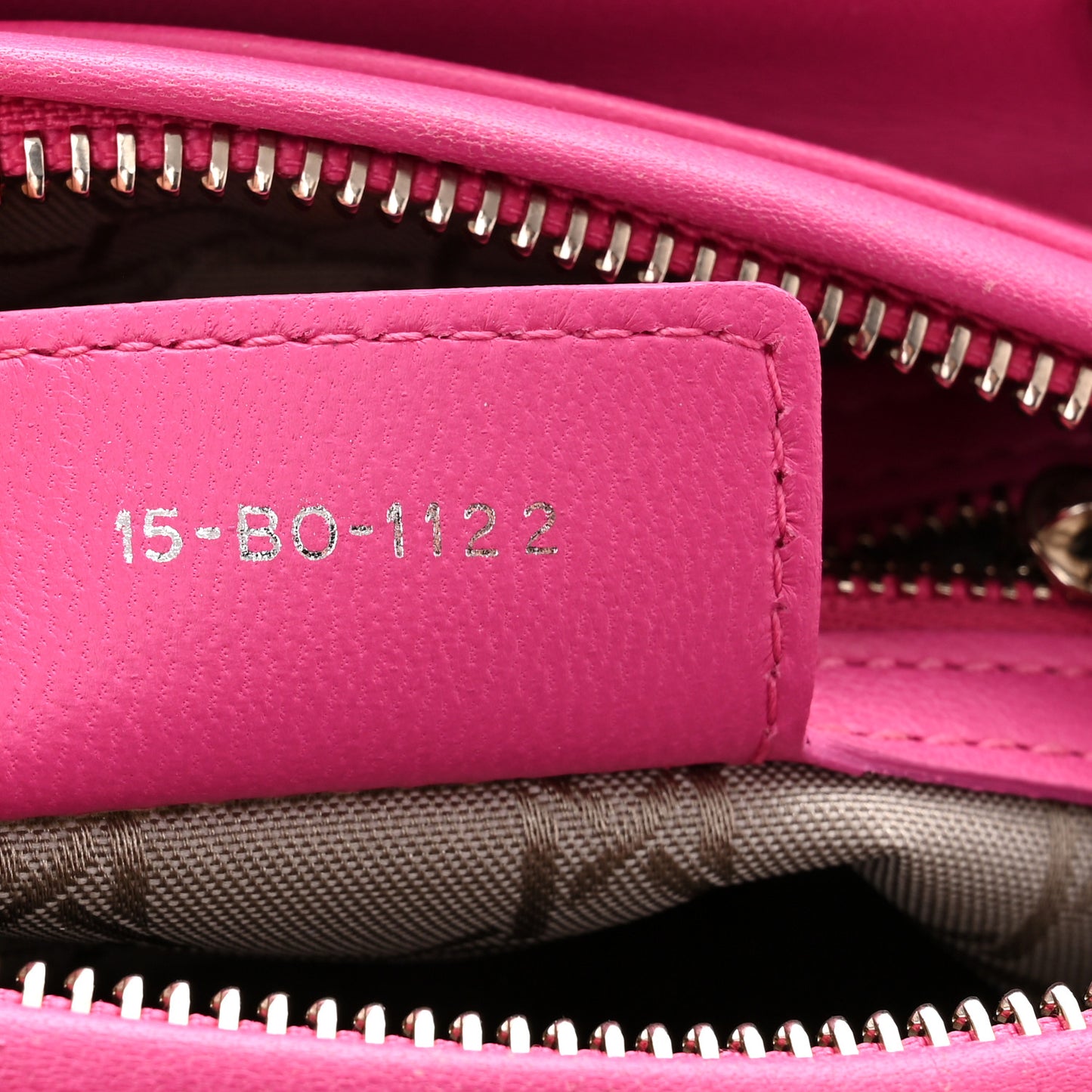 Lambskin Cannage Medium Lady Dior Pink