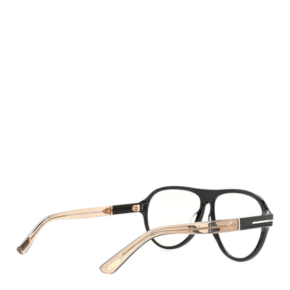 Tom Ford Acetate Quincy Pilot Sunglasses TF1080 Shiny Black Brown 4 of 9