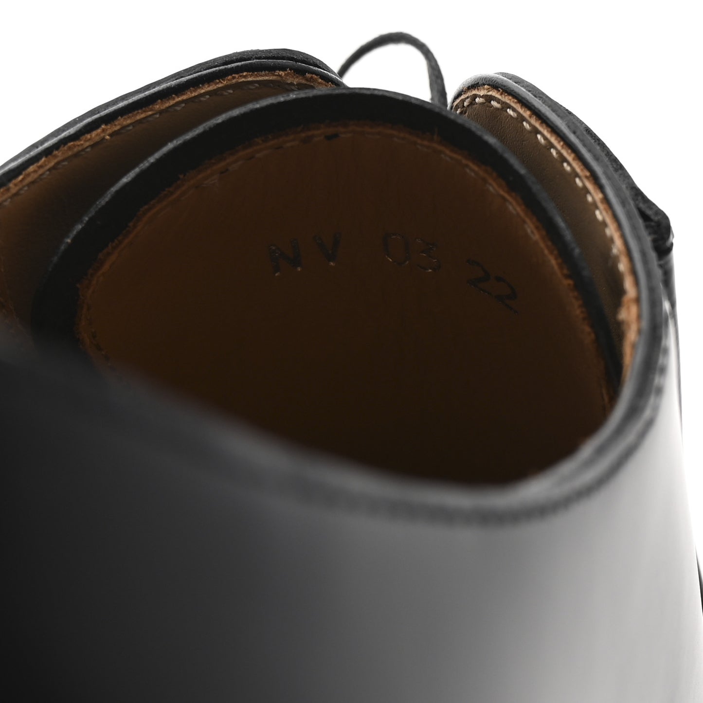 Calfskin Mens Derby Shoes 42 Black