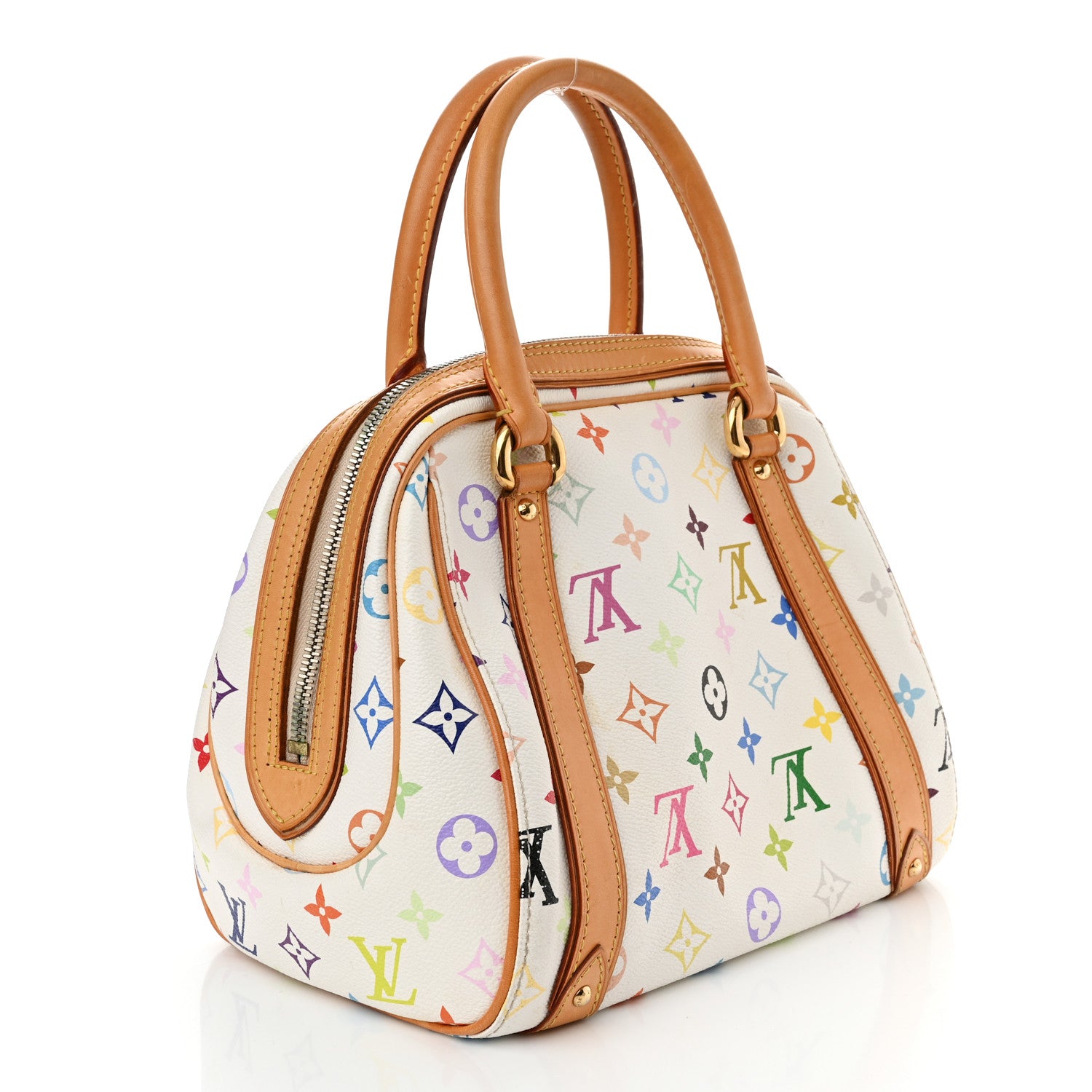 Louis Vuitton Monogram Multicolor Priscilla White 3 of 14