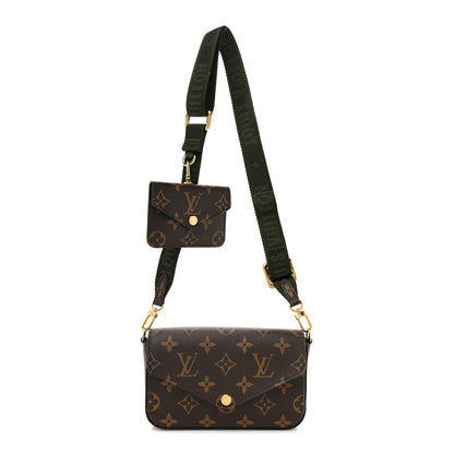 Louis Vuitton Monogram Felicie Strap & Go Kaki 1 of 12