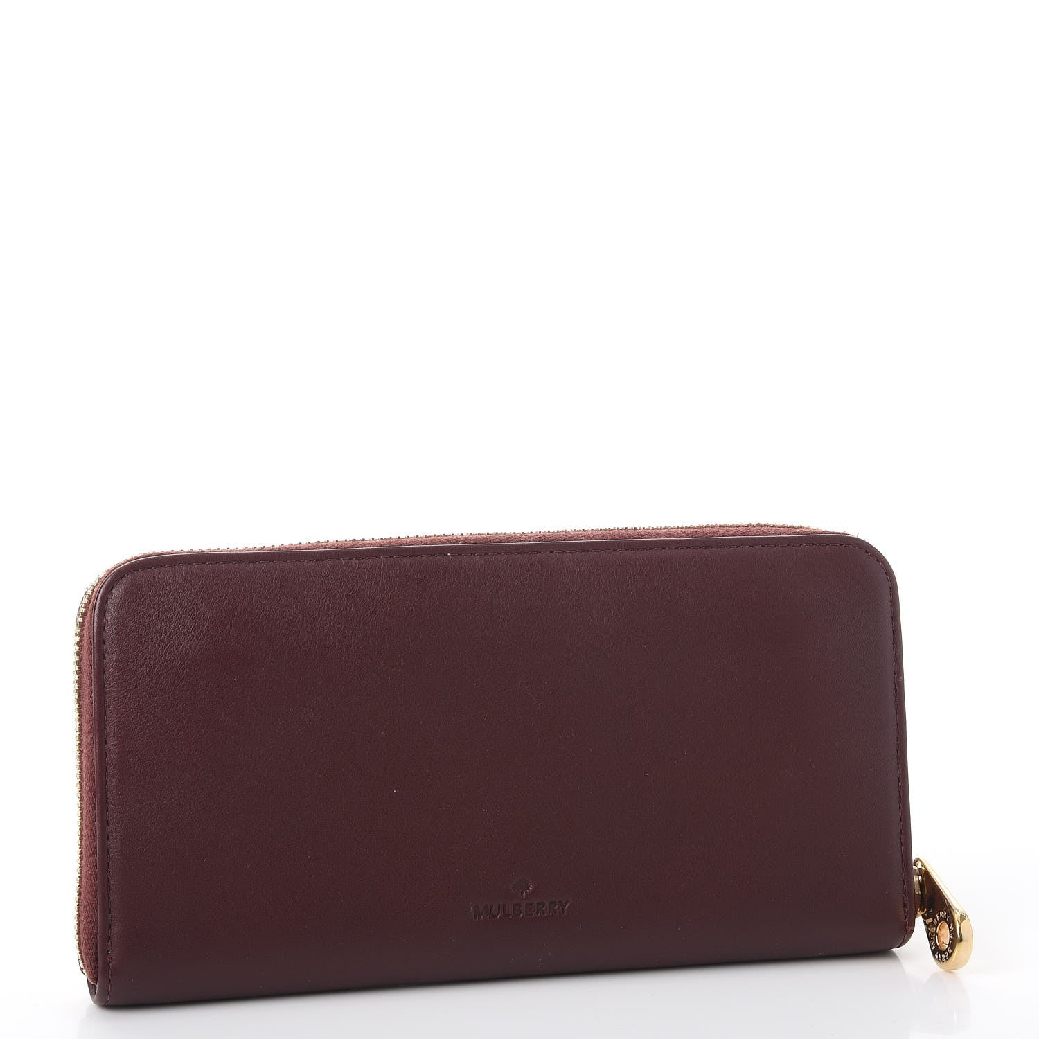 Mulberry Silky Calf Cara Delevigne Zip Around Long Wallet Oxblood 3 of 9