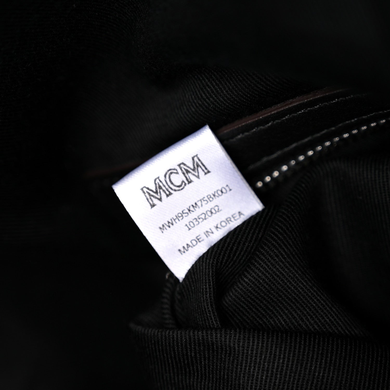MCM Calfskin Ottomar Monogram Klara Medium Hobo Black 7 of 13