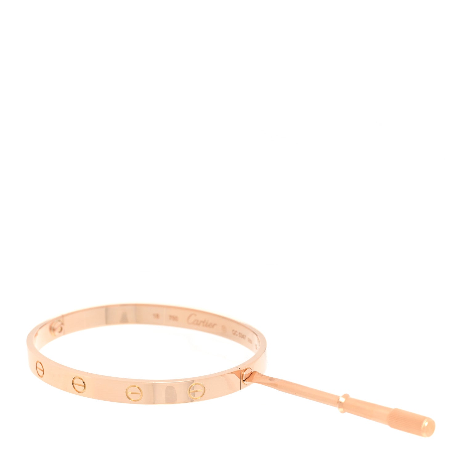 Cartier 18K Pink Gold LOVE Bracelet 18 4 of 4