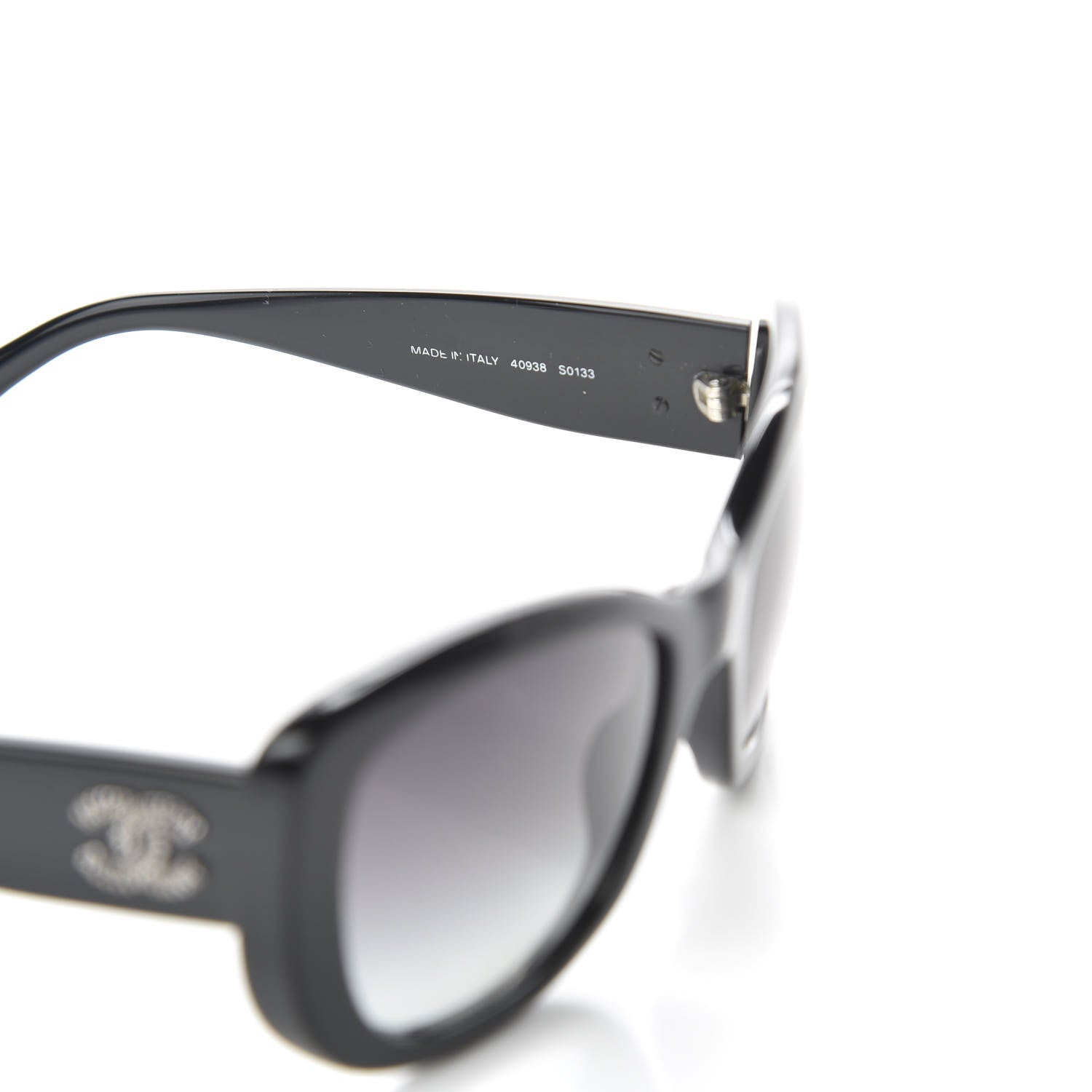 Chanel Acetate CC Sunglasses 40938 Black 6 of 8