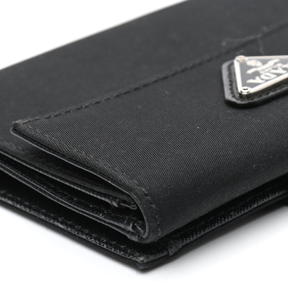 Prada Tessuto Nylon French Wallet Black 8 of 10