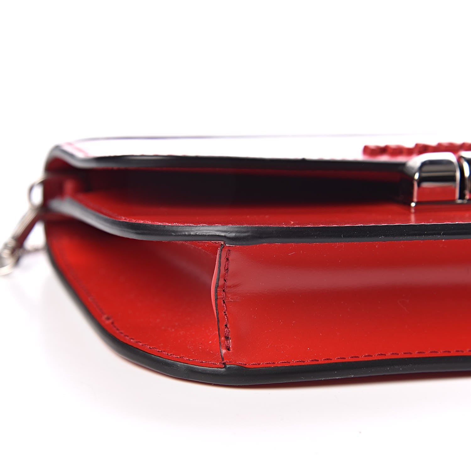 Prada Spazzolato Sybille Monochrome Crossbody Bag Rosso 8 of 10