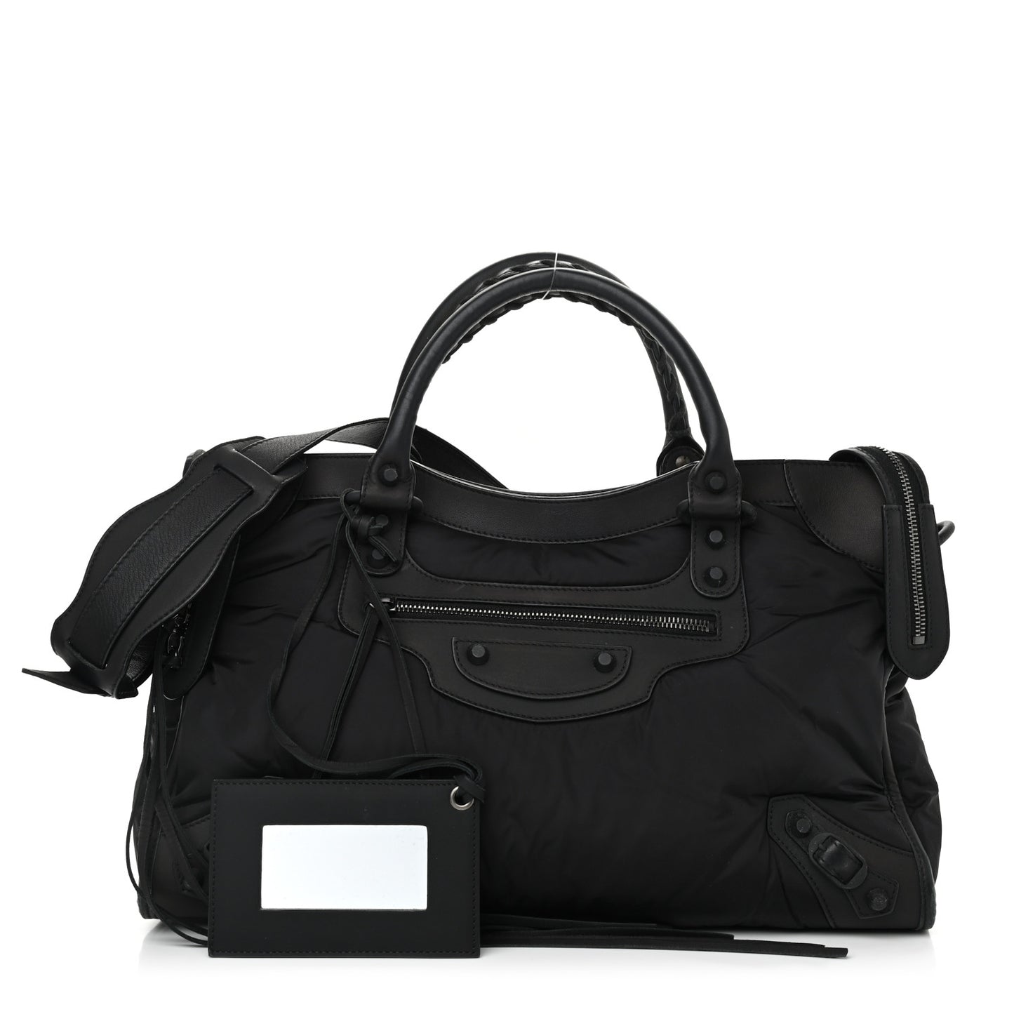 Nylon Agneau Classic Hardware City Black