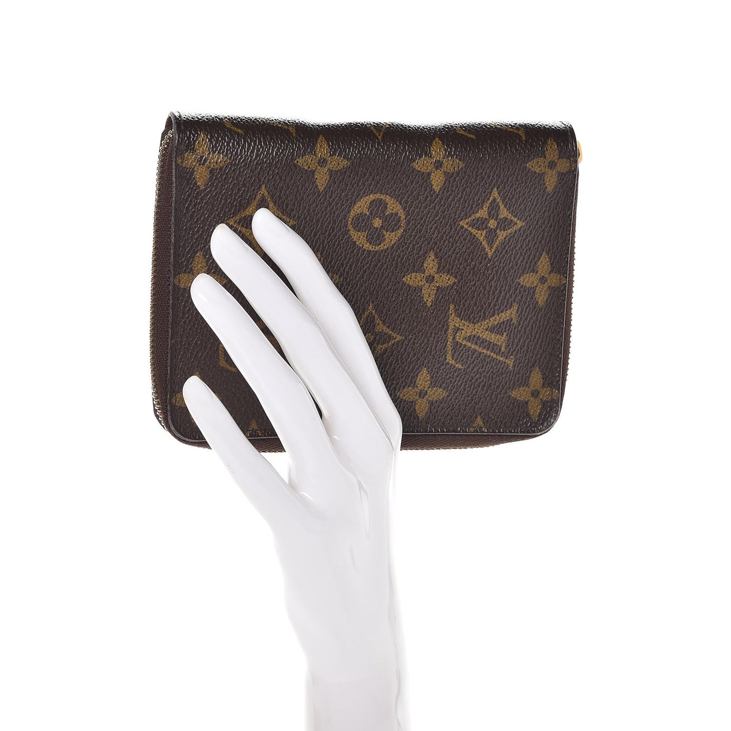 Monogram Zipped Passport Holder Wallet