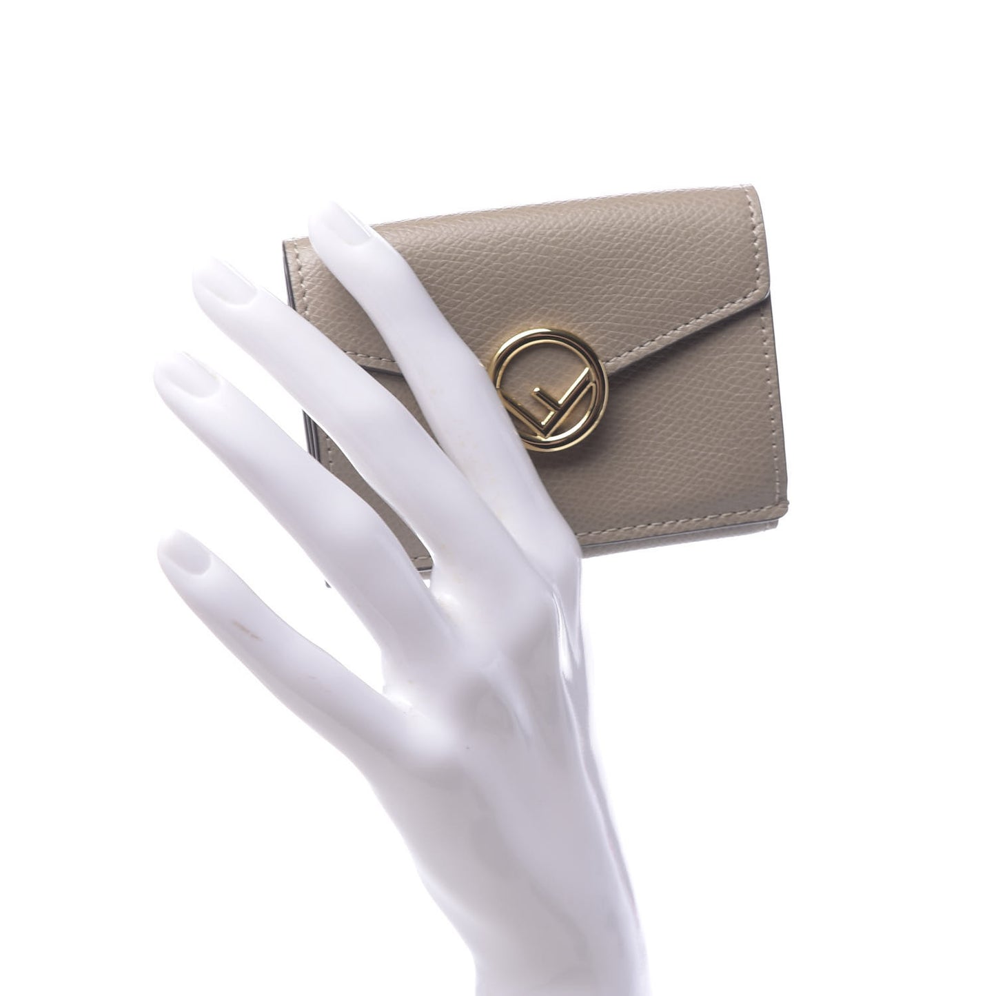 Vitello Cruise F is Fendi Micro Tri-Fold Envelope Wallet Tortora