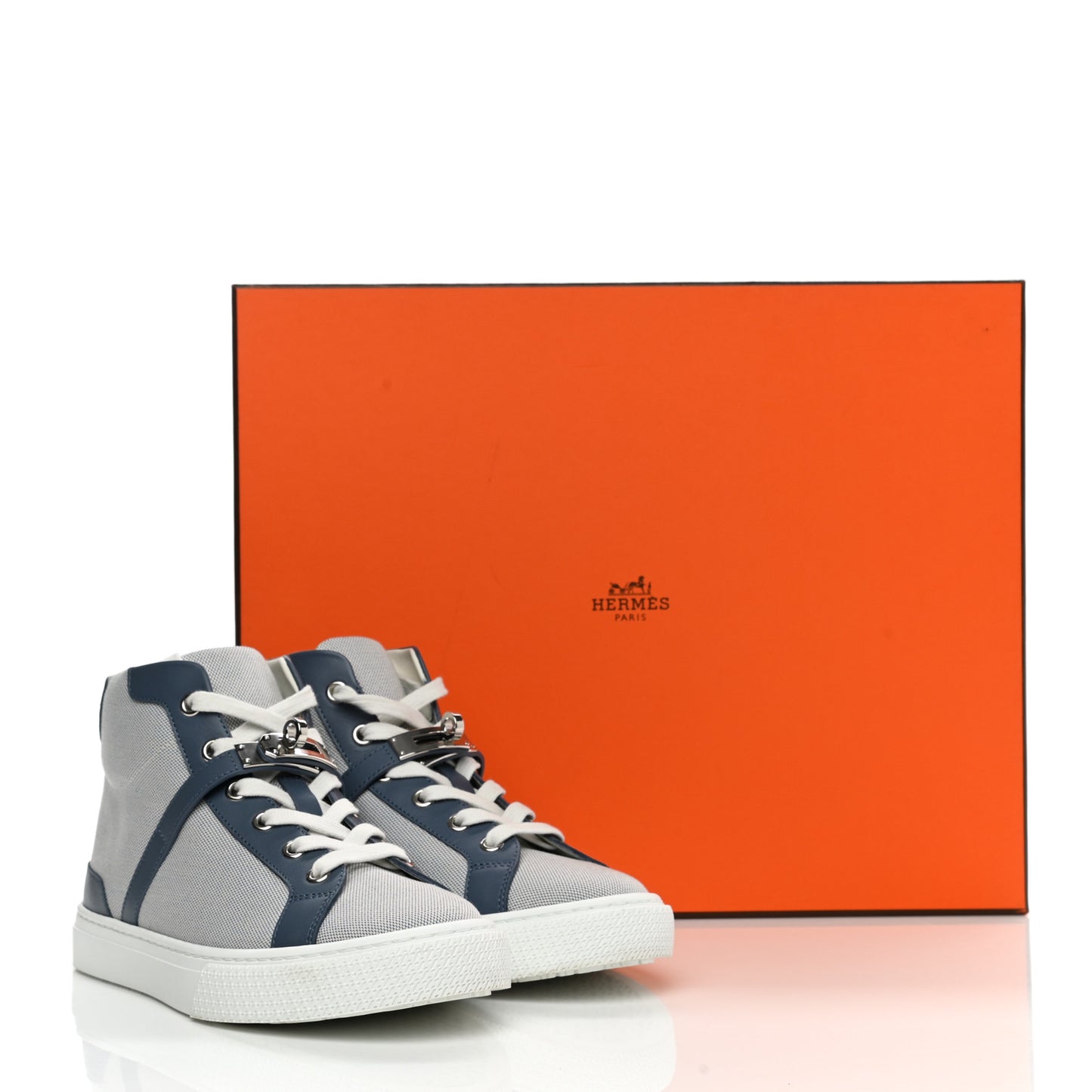 Canvas Calfskin Daydream Sneakers 35 Bleu Marine