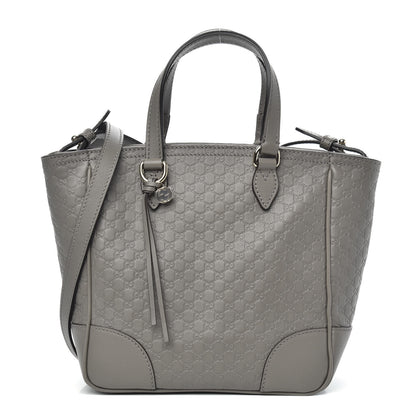 Gucci Microguccissima Small Bree Tote Graphite 1 of 9