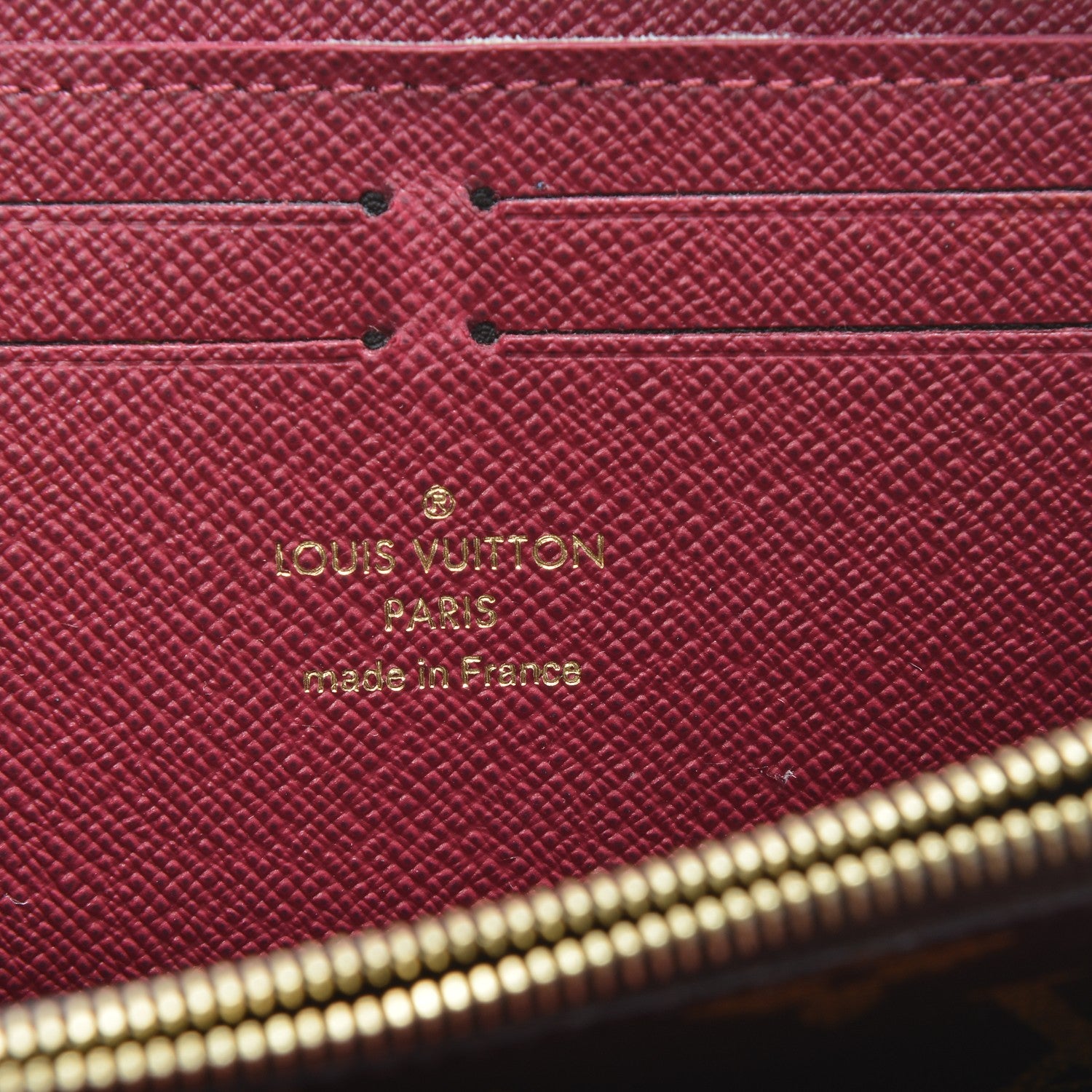 Louis Vuitton Monogram Clemence Wallet Fuchsia 6 of 6