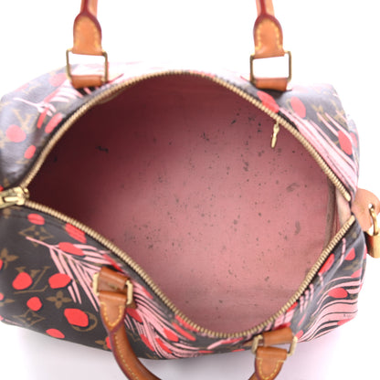 Louis Vuitton Monogram Jungle Dots Speedy 30 Sugar Pink Poppy 4 of 5