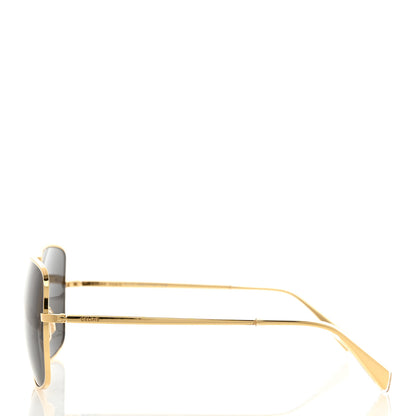 Celine Metal Rhinestone Sunglasses CL40284U Gold 3 of 8