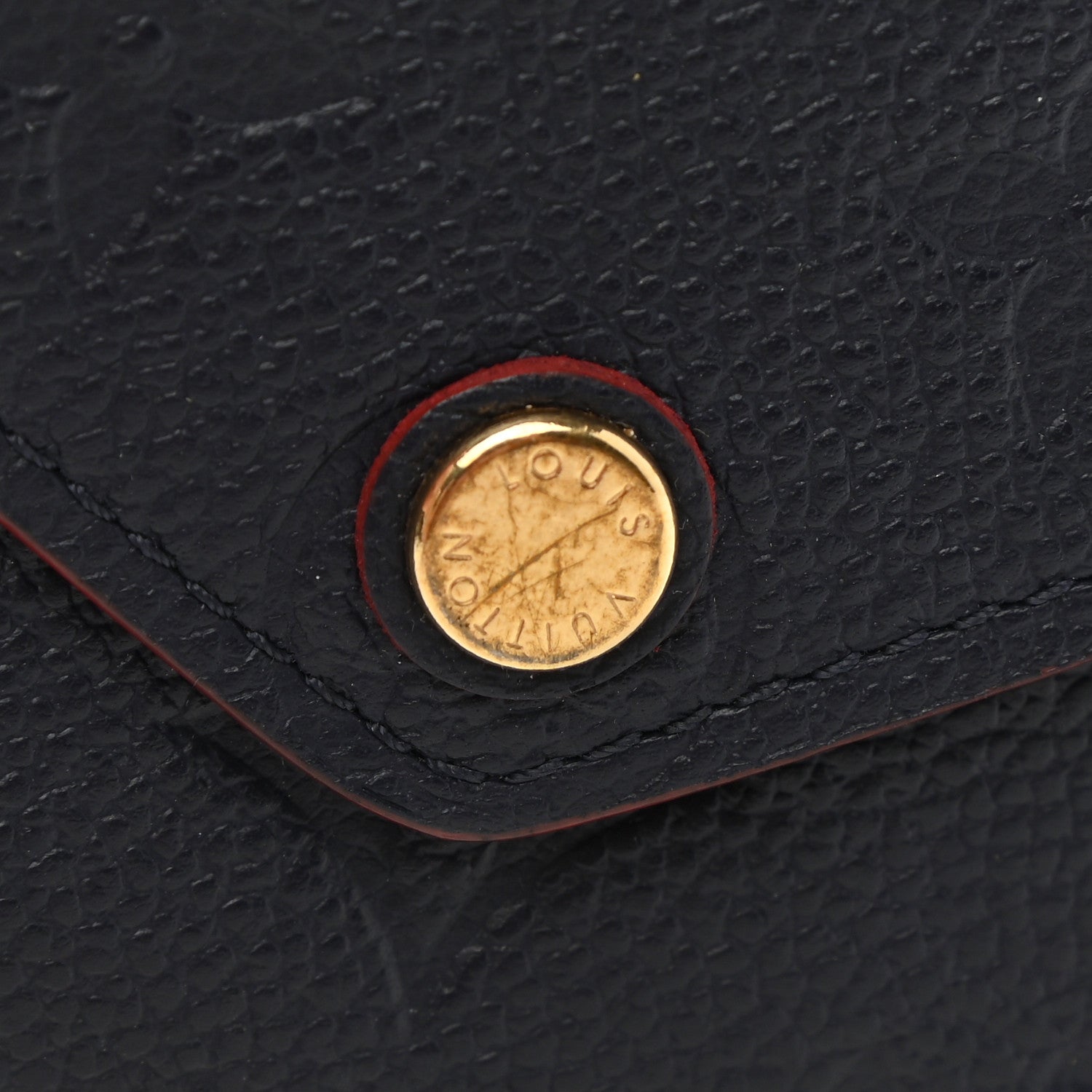 Louis Vuitton Empreinte Victorine Wallet Marine Rouge 8 of 9