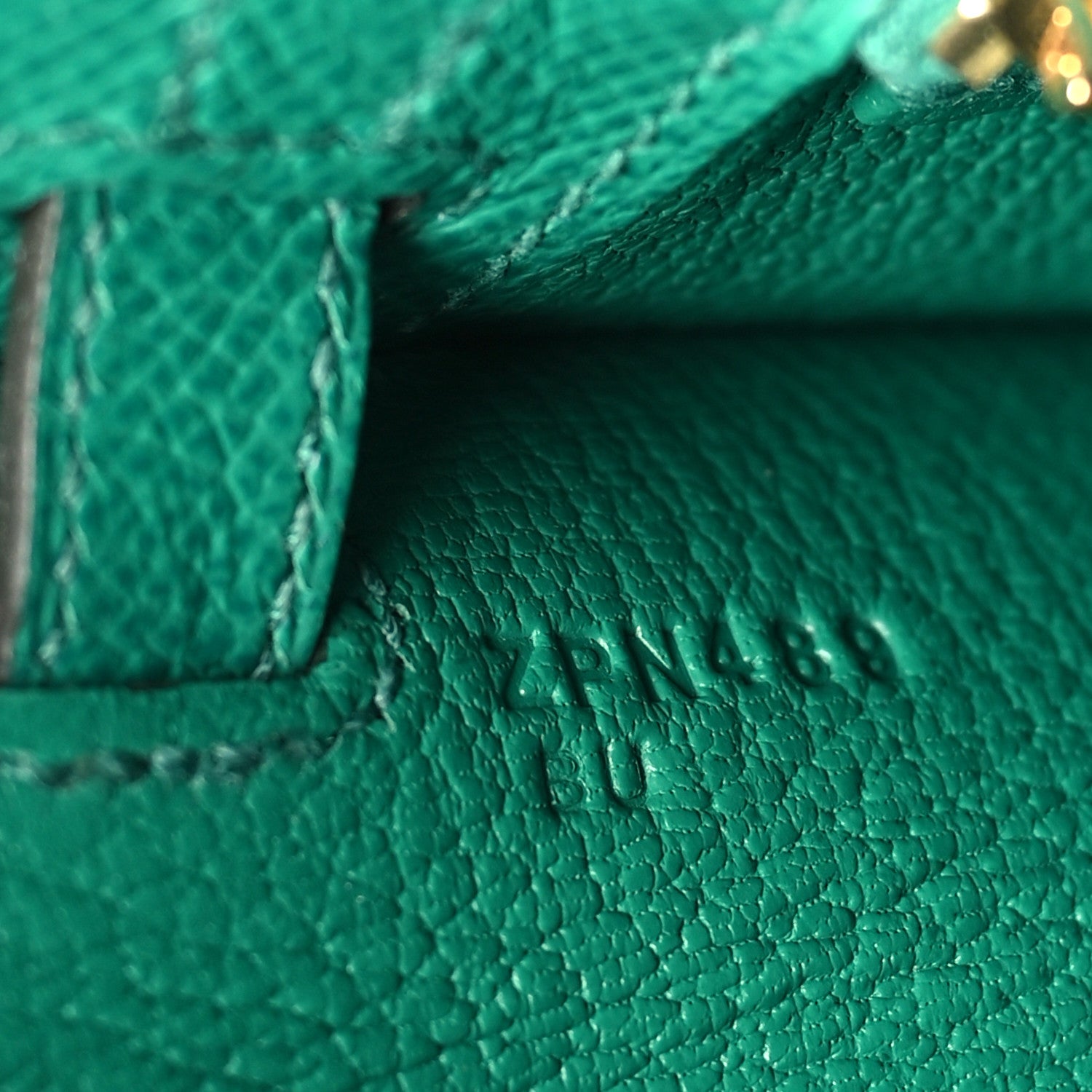 Hermes Epsom Kelly Sellier 25 Vert Jade 7 of 11