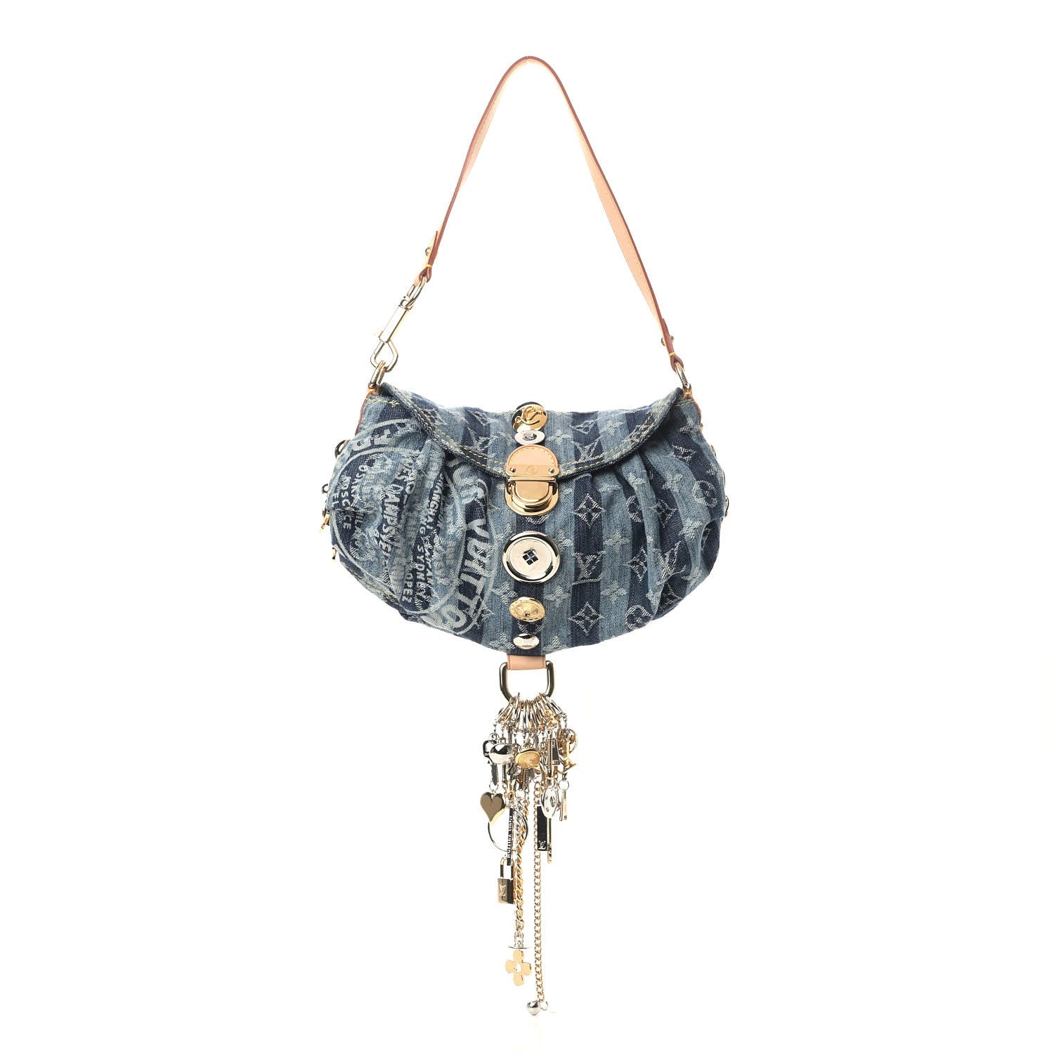 Louis Vuitton Denim Raye Judy Blame Mini Pleaty 1 of 8