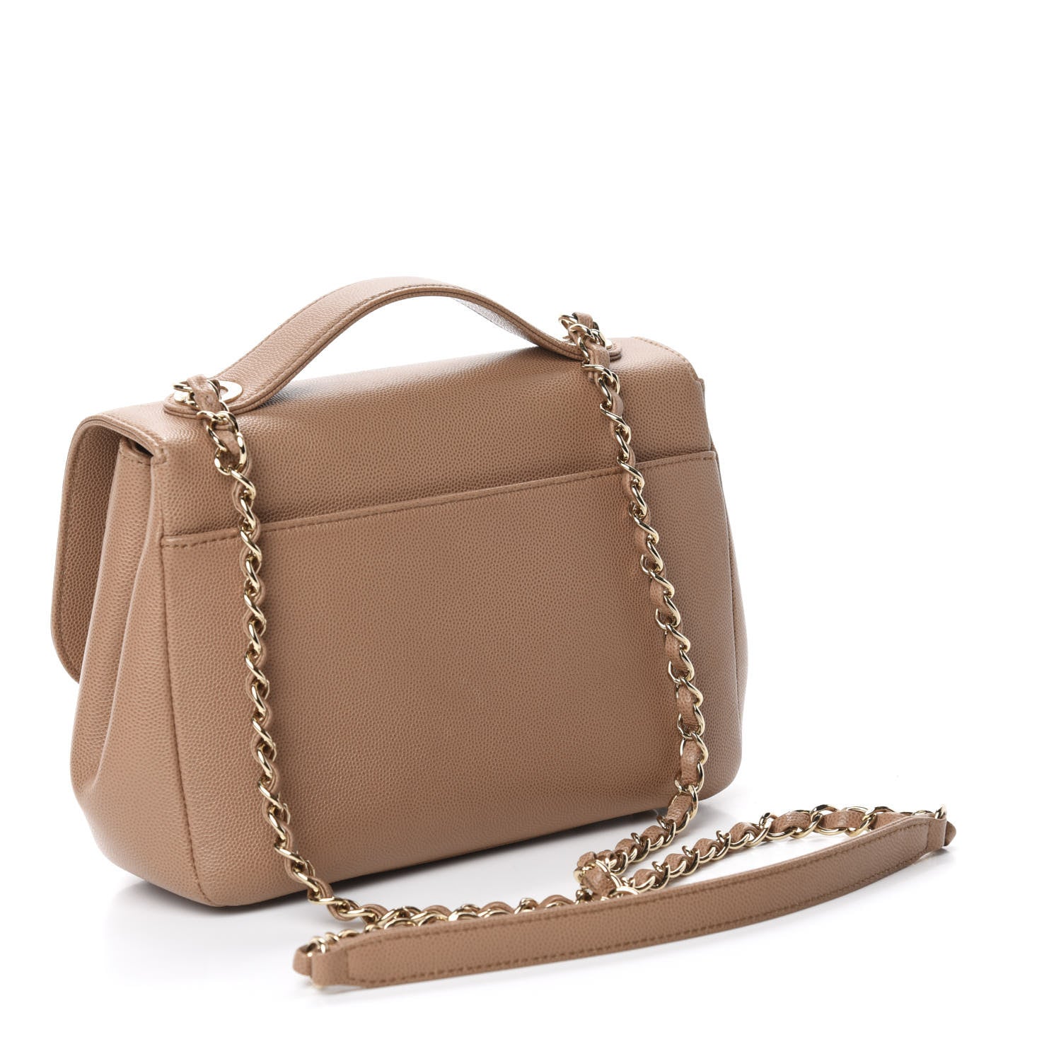 Chanel Caviar Quilted Medium Business Affinity Flap Camel 3 of 11
