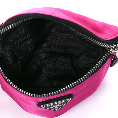 Prada Tessuto Nylon Wrist Pouch Fuxia 5 of 11