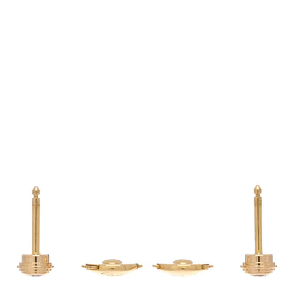 Cartier 18K Yellow Gold Diamond MM D'Amour Earrings 3 of 5