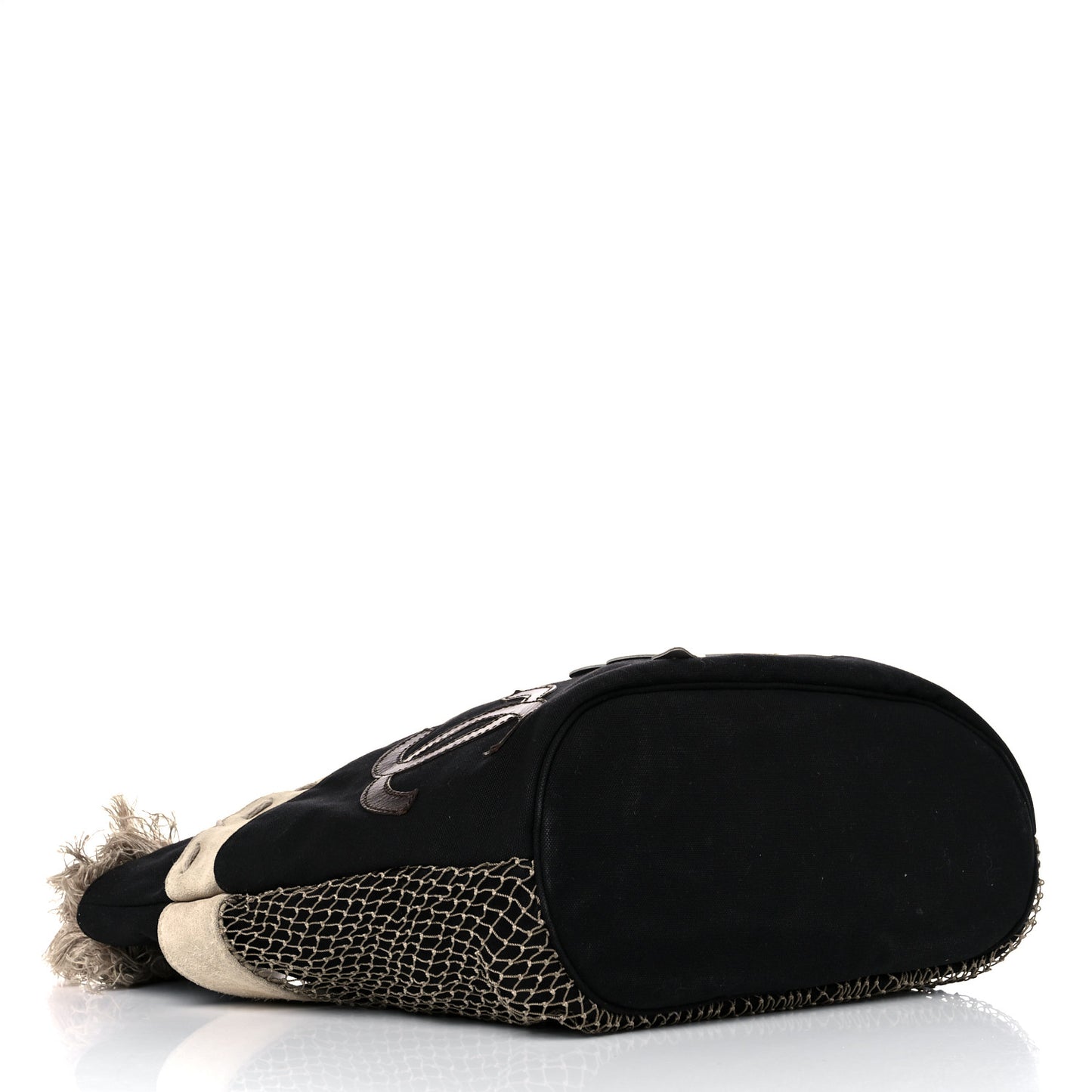 Canvas Cruise Rope Cabas Tote Black