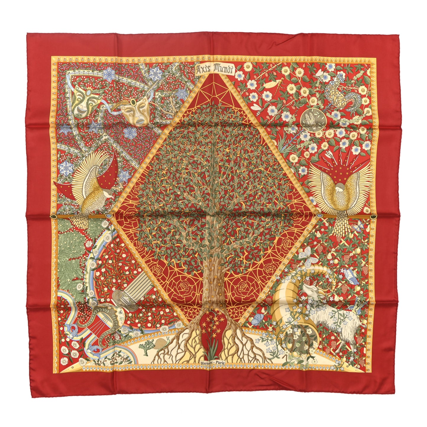 Silk Axis Mundi Scarf 90