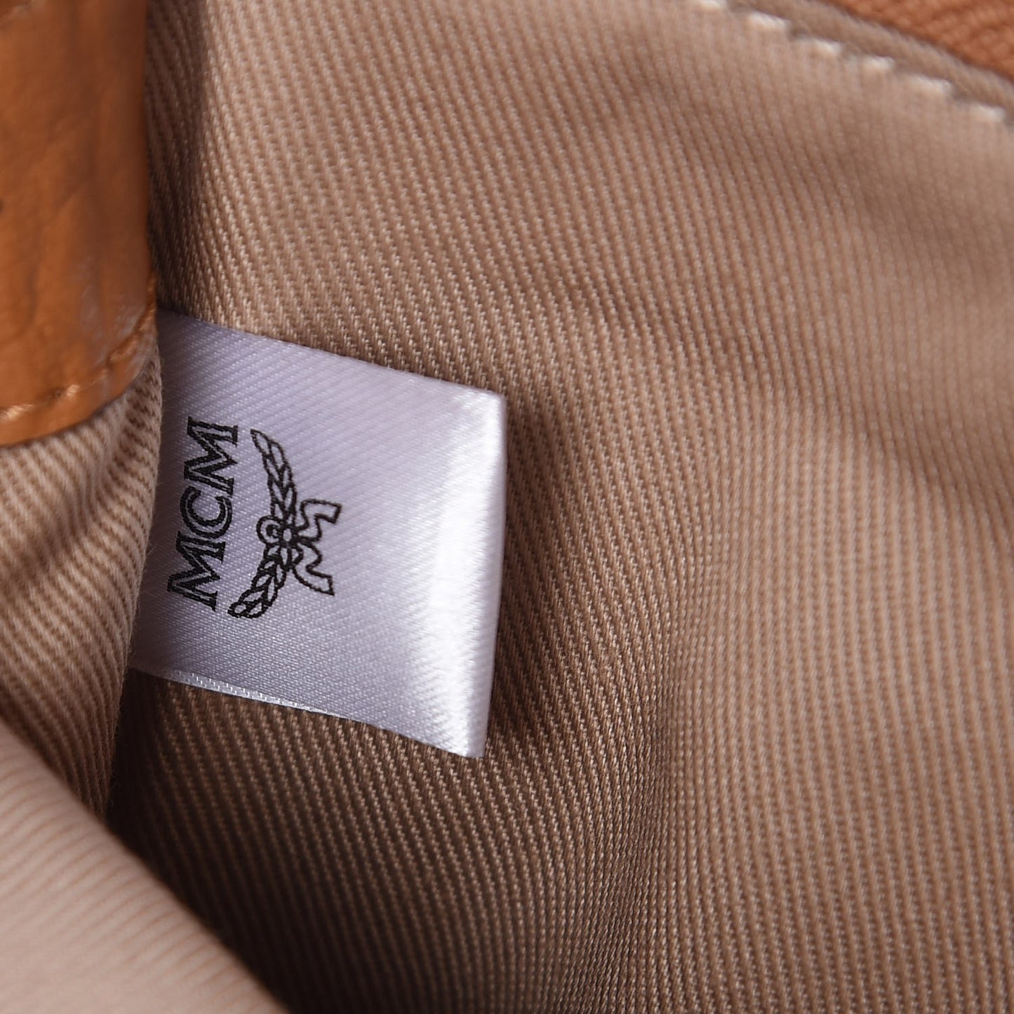 Visetos Small Zip Pouch Cognac