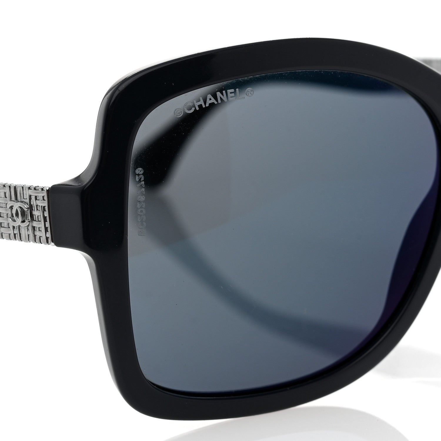 Chanel Square Winter Polarized Sunglasses 5383 Black 7 of 8