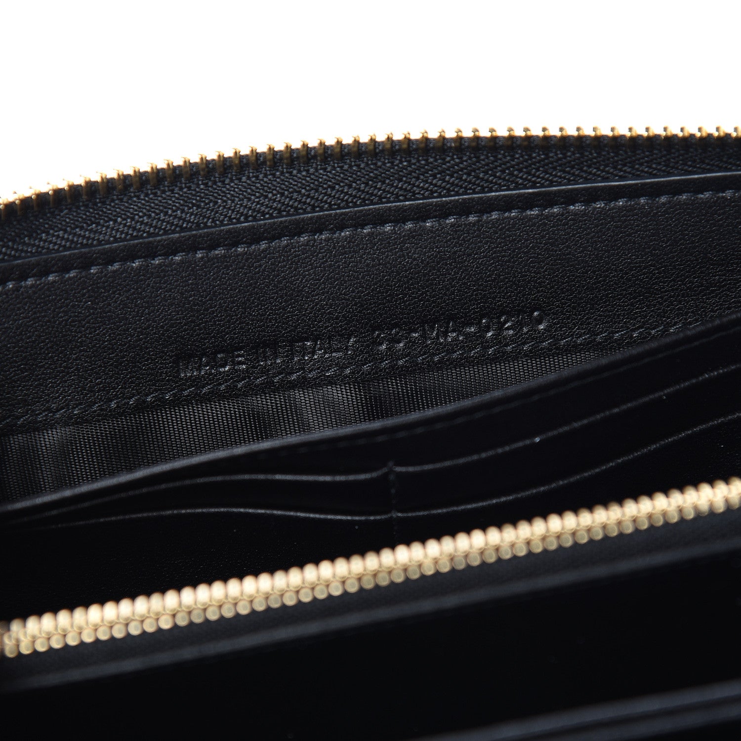 Christian Dior Lambskin Cannage Lady Dior Zip Wallet Black 5 of 8