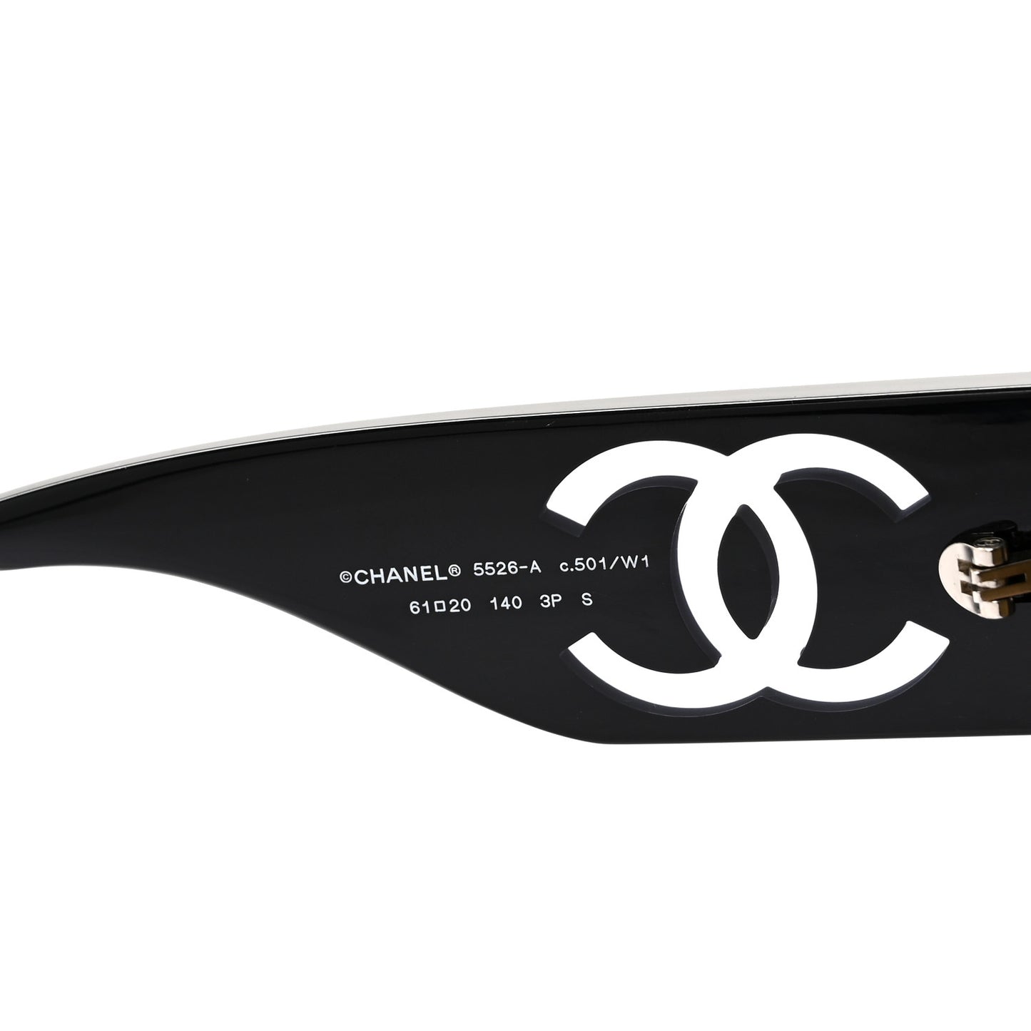 Acetate Polarized Rectangle Sunglasses 5526-A Black