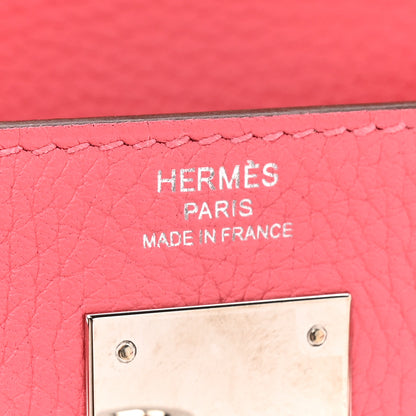 Hermes Taurillon Clemence Kelly Retourne 28 Rose Azalee 6 of 10