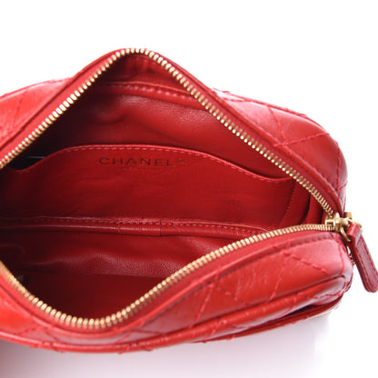 Chanel Aged Calfskin Quilted Mini Reissue Camera Case Red 5 of 10