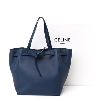 Celine Soft Grained Calfskin Small Belt Cabas Phantom Deep Blue 14 of 14